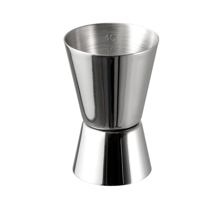 Cocktail-Doppelmaß 45 x mm Edelstahl