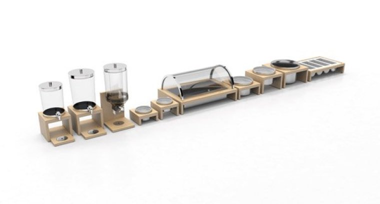 Kühlbox BRIDGE GN 1/1 Ahorn 635 x 425 mm