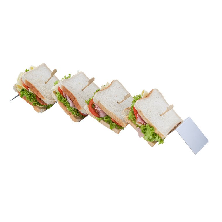 Snackpresenter 560 x 80 mm Edelstahl