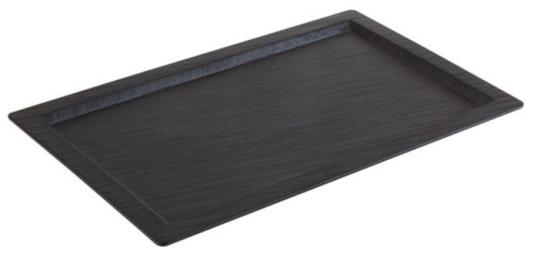 Tablett GN 1/1 SLATE schiefer Melamin 530 x 325 mm