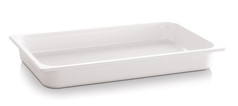 GN 1/1 Behälter - ECO LINE- weiß, Melamin 530 x 325 mm