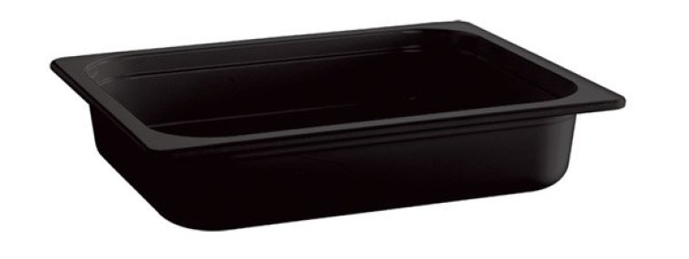 GN 1/1 Behälter - ECO LINE- schwarz, Melamin 530 x 325 mm