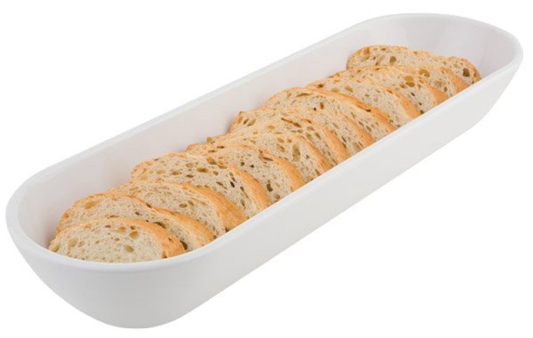 Schale PURE 51 x 15,5 cm weiß