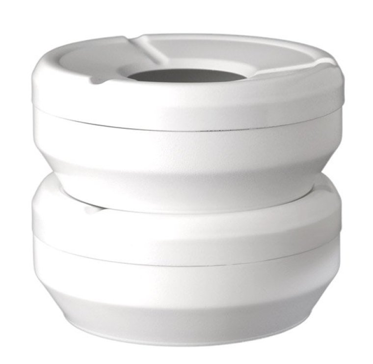 Windaschenbecher CASUAL 10 cm weiß