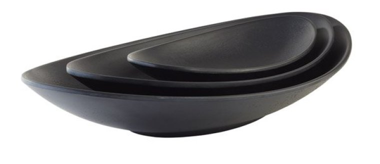 Schale -ZEN- 25x13,5cm schwarz