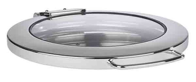 Chafing Dish rund -PREMIUM- 6 l mit Glasdeckel