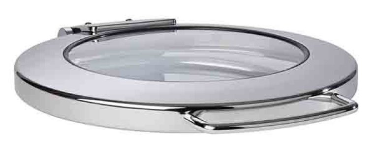 Chafing Dish rund -PREMIUM- 10 l mit Glasdeckel