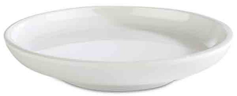 Teller flach -ASIA PLUS- Ø 11 cm weiß/weiß