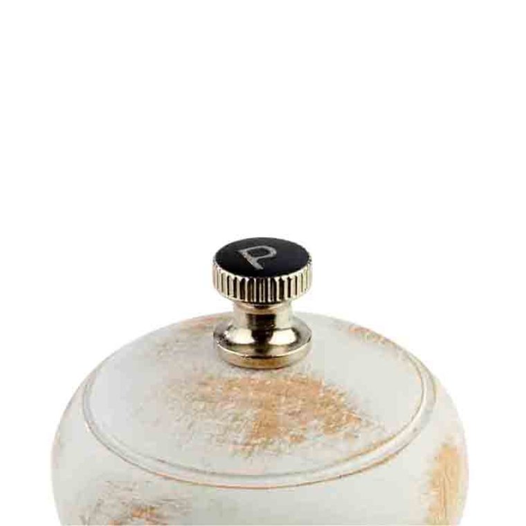 Pfeffermühle -PROFESSIONAL- 15 cm vintage weiß