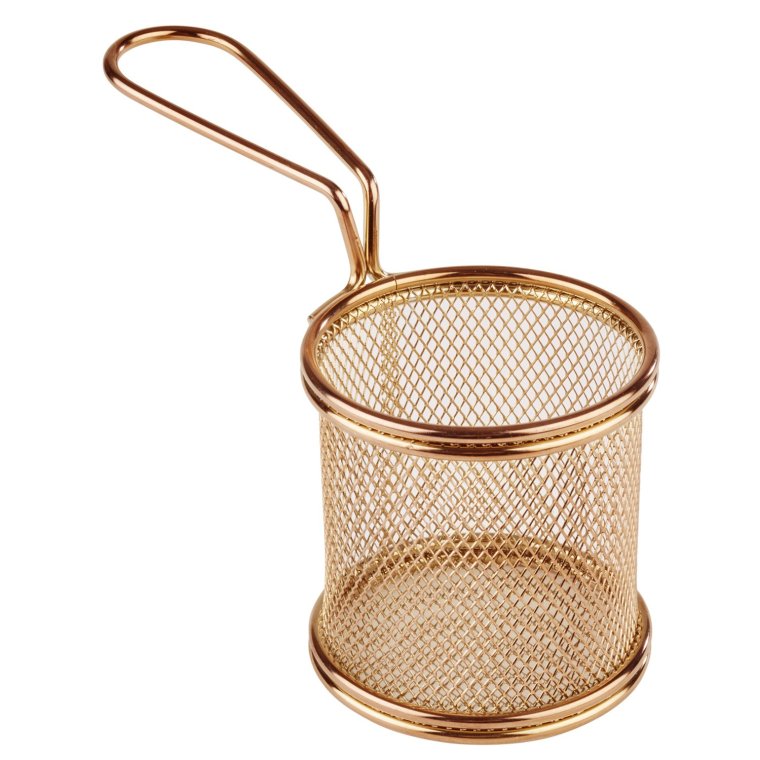 Servier-Frittierkorb -SNACKHOLDER- rund Ø 8 cm Edelstahl