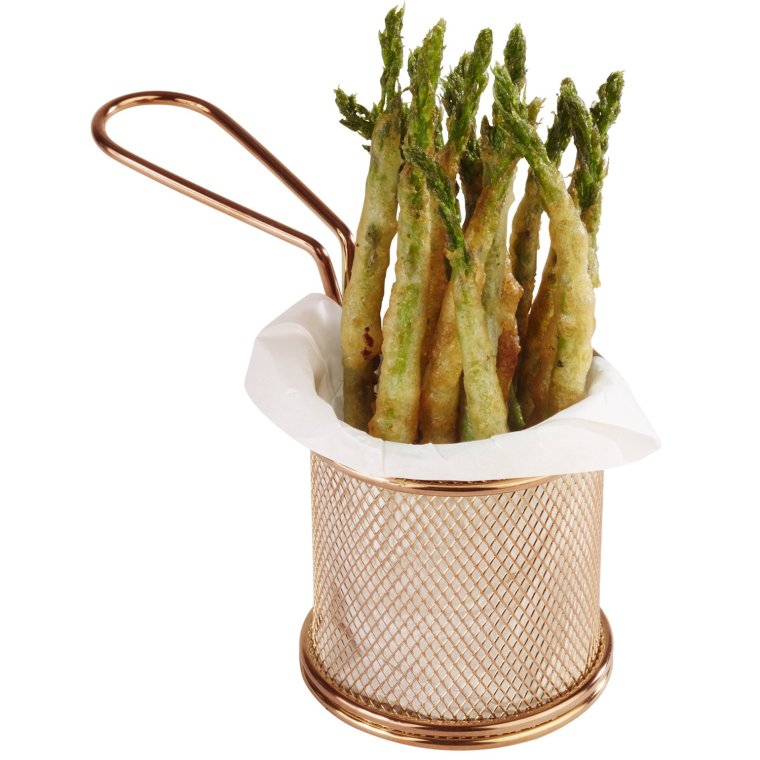 Servier-Frittierkorb -SNACKHOLDER- rund Ø 8 cm Edelstahl