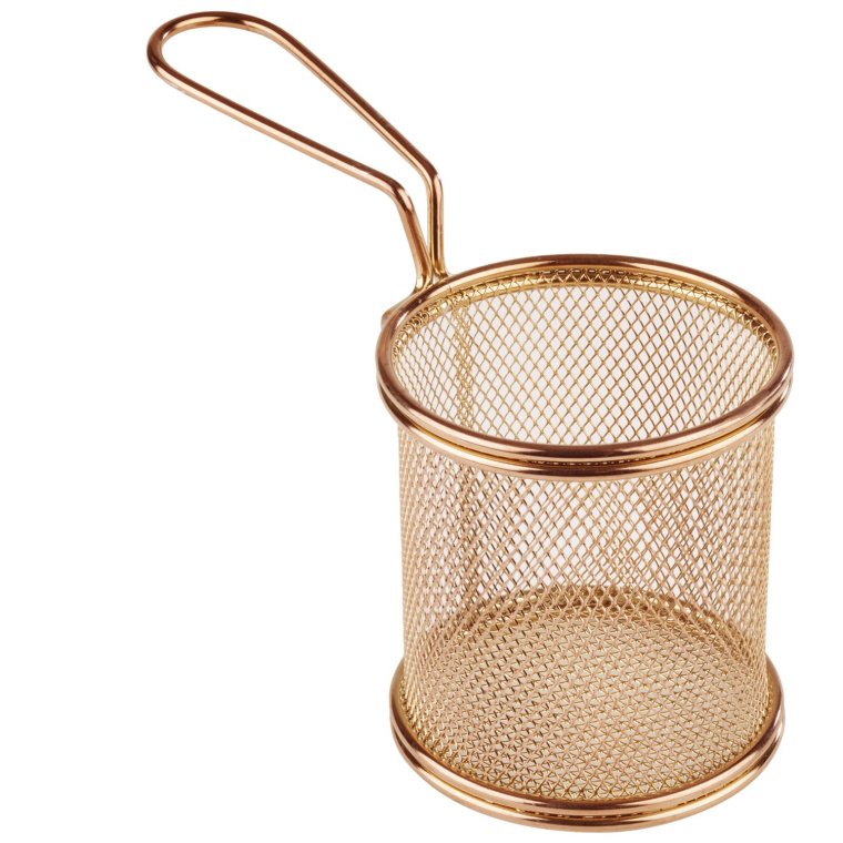 Servier-Frittierkorb -SNACKHOLDER- rund Ø 9 cm Edelstahl