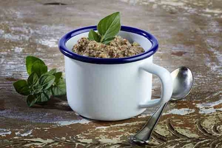 Henkelbecher -ENAMELWARE- 0,1 l weiß/weiß