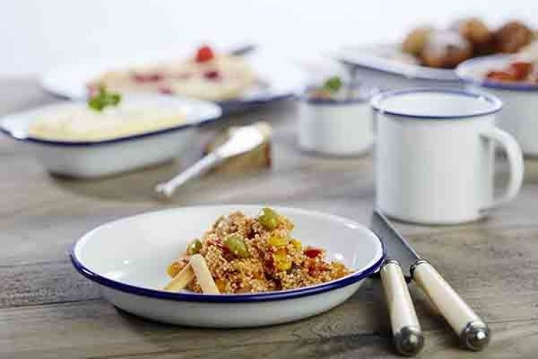 Teller tief Ø 18 cm -ENAMELWARE-