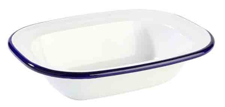 Schale 16 x 12 cm -ENAMELWARE-