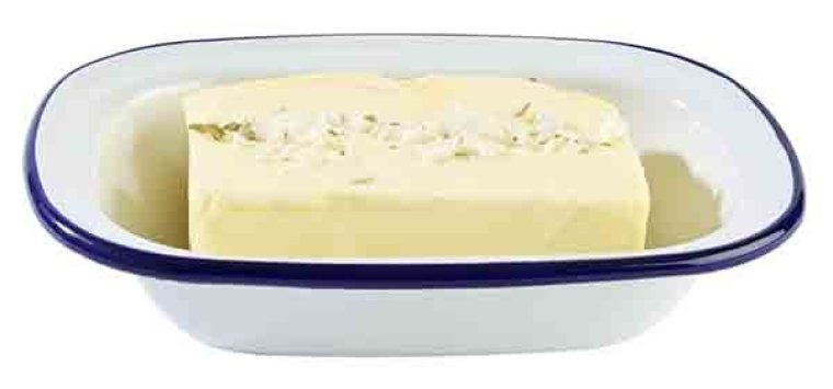 Schale 18 x 13,5 cm-ENAMELWARE-