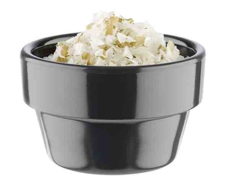 Schale -FLOWER POT- Ø 6 cm grau