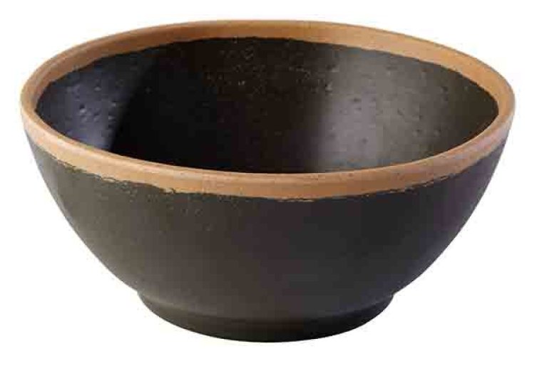 Schale -CROCKER- Ø 16 cm braun
