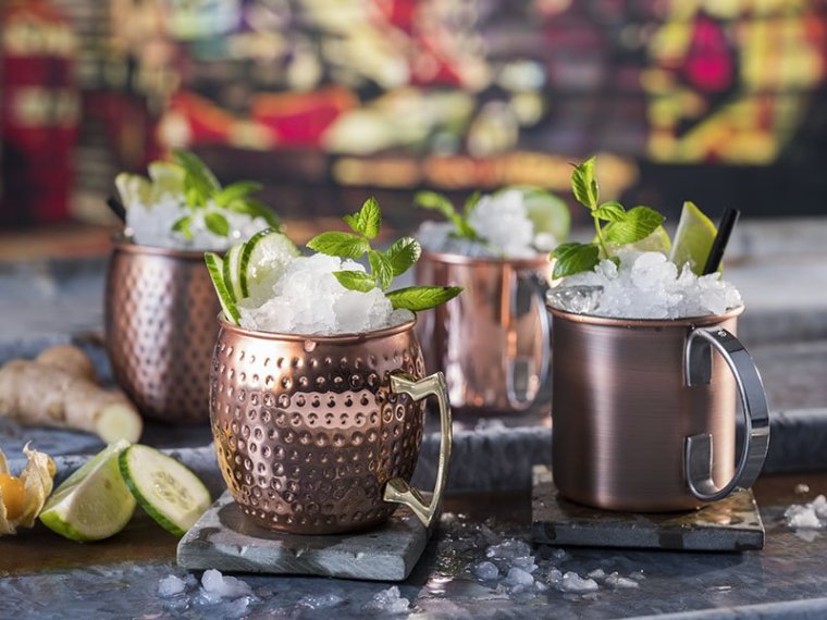 Becher -MOSCOW MULE- 0,5 l Edelstahl