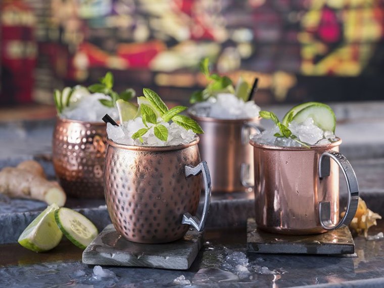 Becher -MOSCOW MULE- 0,5 l Edelstahl
