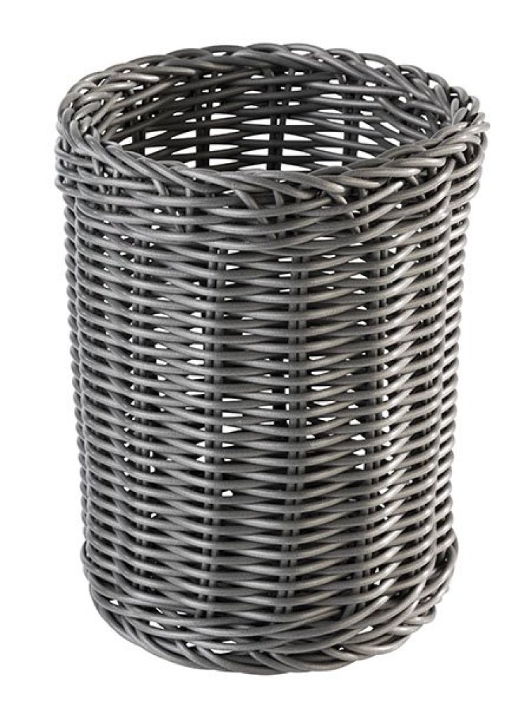 Besteckkorb ECONOMIC rund anthrazit 120 x mm