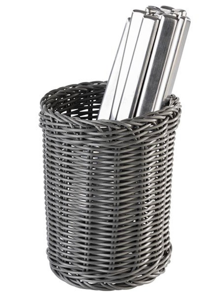 Besteckkorb ECONOMIC rund anthrazit 120 x mm