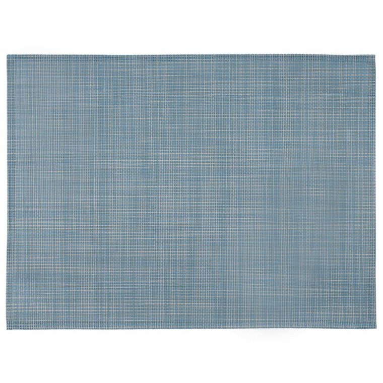 Tischset - hellblau weiß 450 x 330 mm