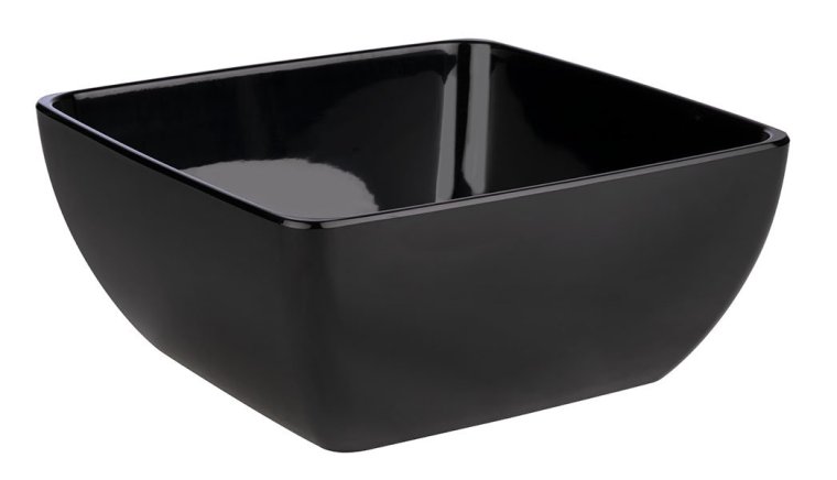 Schale PURE quadratisch 32 cm schwarz