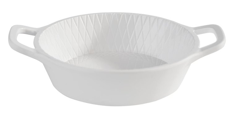 Schale MINI 8,5 cm zwei Griffe weiß