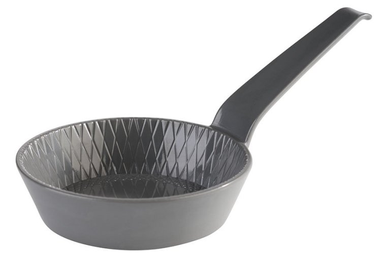 Schale MINI 8,5 cm ein Griff anthrazit