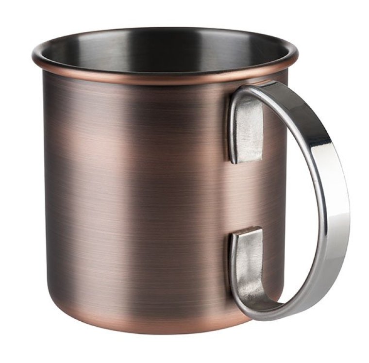 Becher MOSCOW MULE 0,45 l Chromgriff Edelstahl