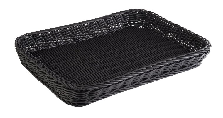 Tablett Bäcker-Maß 40 x 30 5 cm schwarz