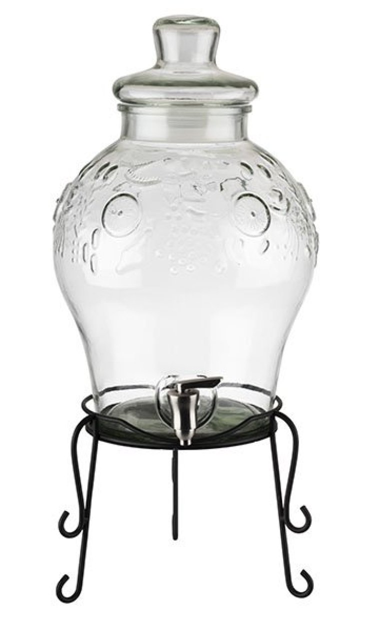 Getränkespender FRUITS 250 x mm Glas