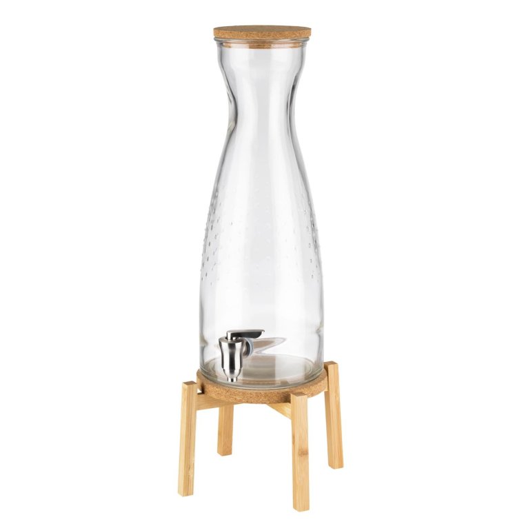 Getränkespender FRESH WOOD 230 x mm Glas