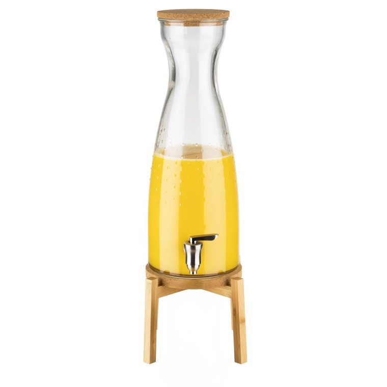 Getränkespender FRESH WOOD 230 x mm Glas