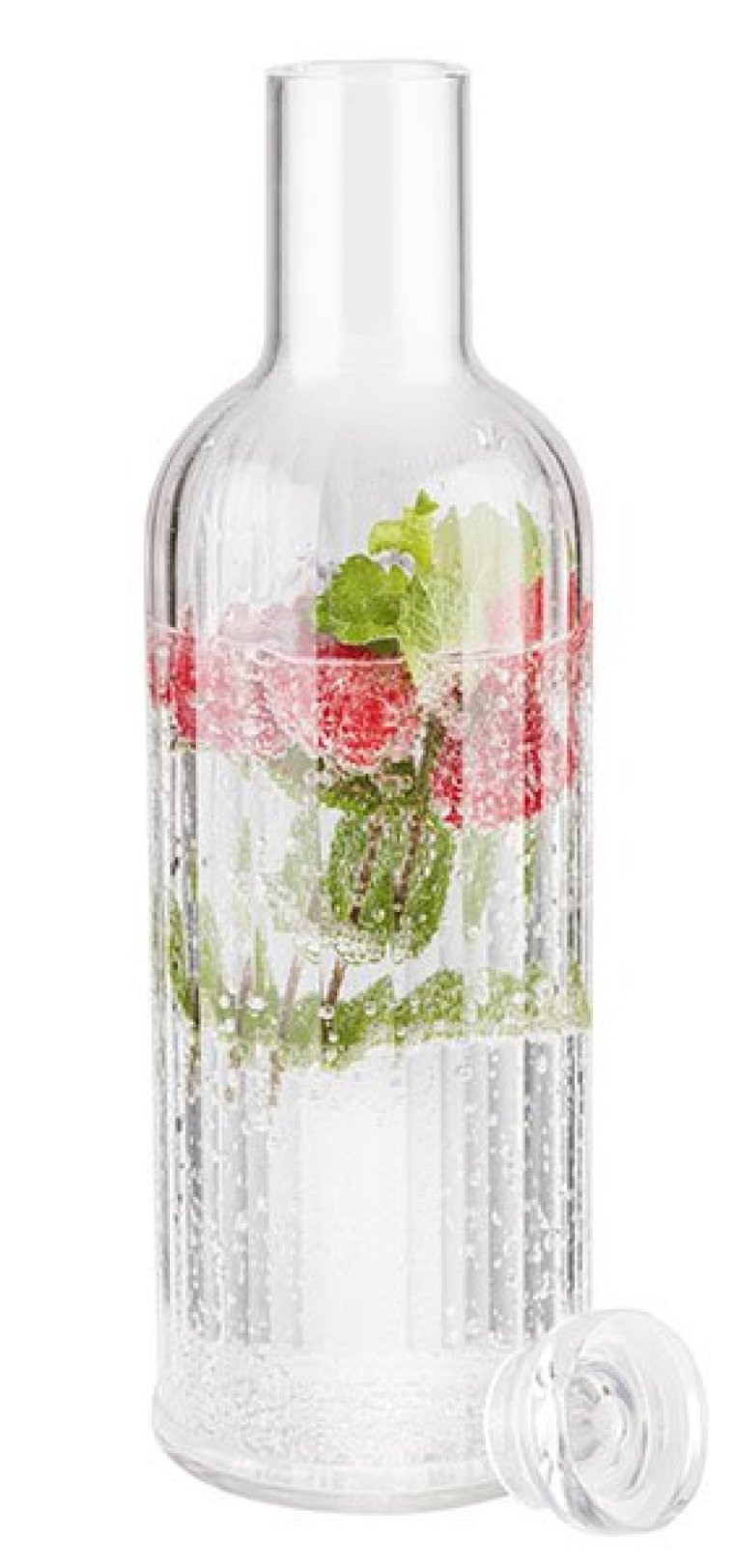 Flasche STRIPES transparent 90 x mm