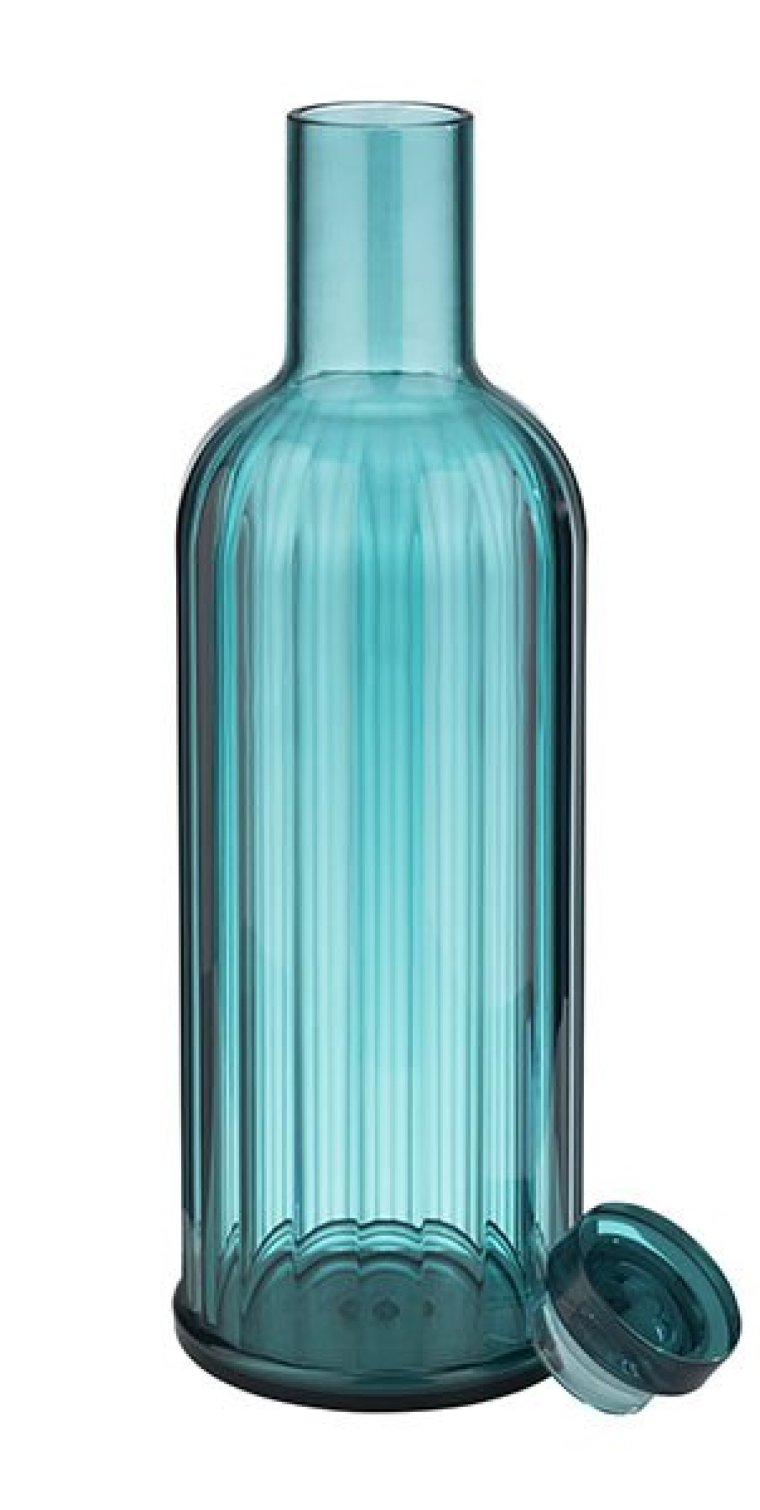 Flasche STRIPES türkis 90 x mm