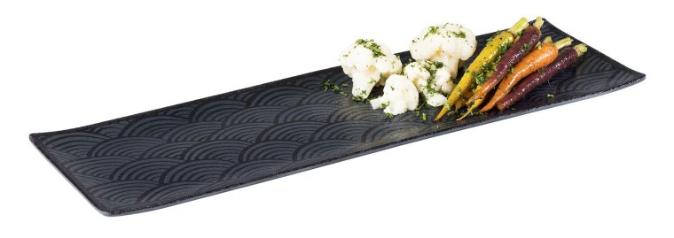 GN 2/4 Tablett DARK WAVE 530 x 162 mm