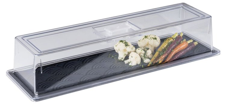 GN 2/4 Tablett DARK WAVE 530 x 162 mm