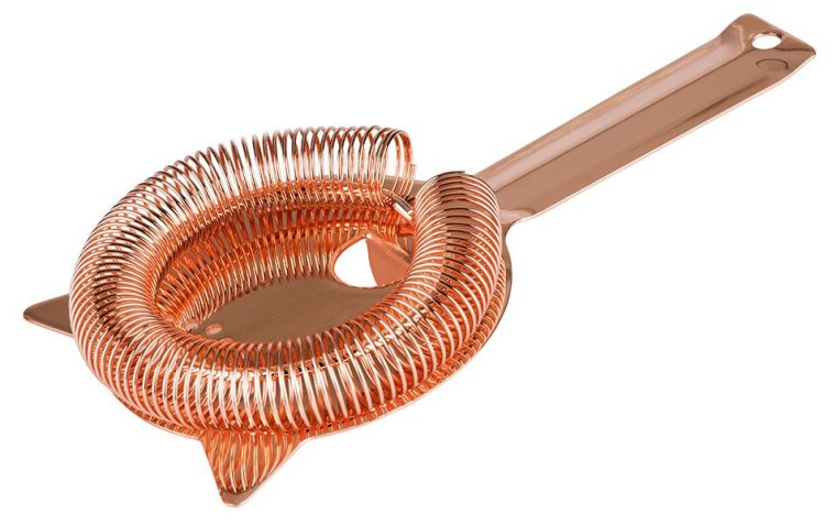 Barsieb Ø 9 cm Kupfer-Look Edelstahl