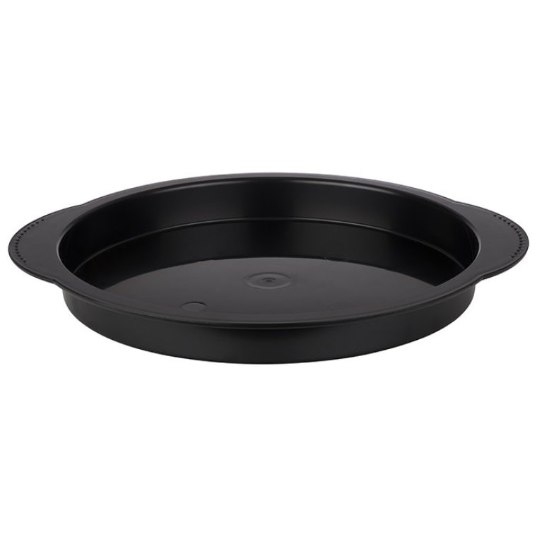 Thermo Tablett-Set kühlbar rund Ø 35 cm Schwarz, transparent