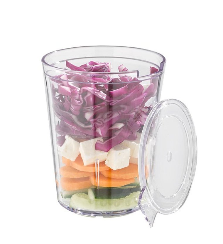 Becher Set SUPER CUP - 8 + Deckel 80 x mm