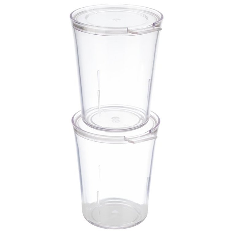 Becher Set SUPER CUP - 8 + Deckel 80 x mm