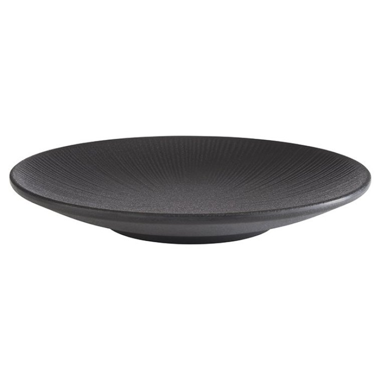 Teller NERO 21 cm Schwarz