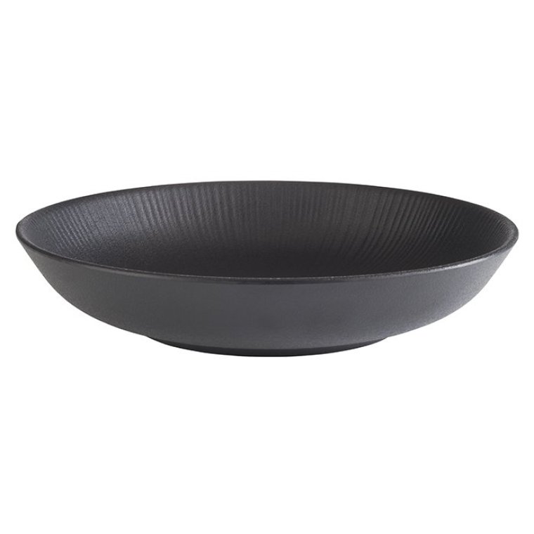 Schale NERO flach 0,8 l Schwarz