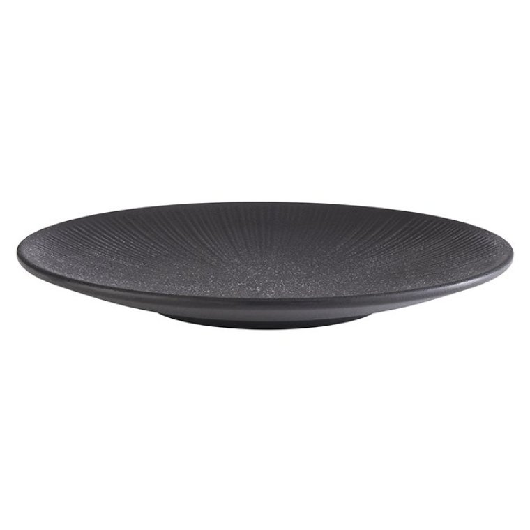 Teller NERO 26 cm Schwarz