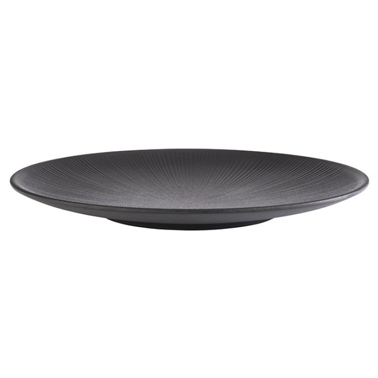Teller NERO 33 cm Schwarz