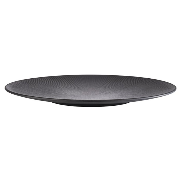 Teller NERO 42 cm Schwarz