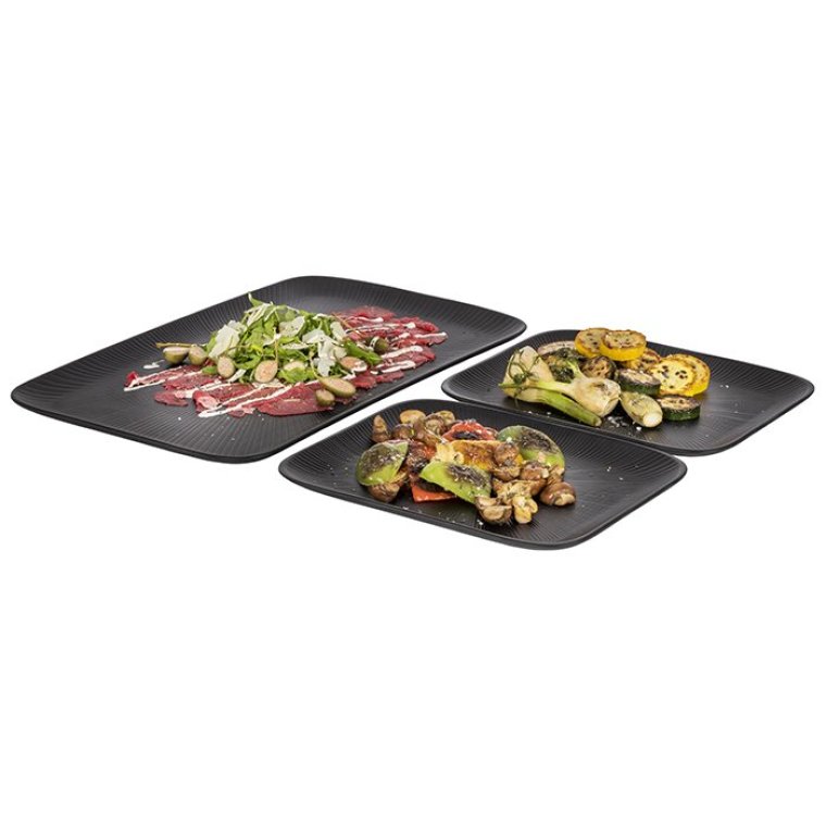 Tablett NERO GN 1/1 530 x 325 mm Schwarz