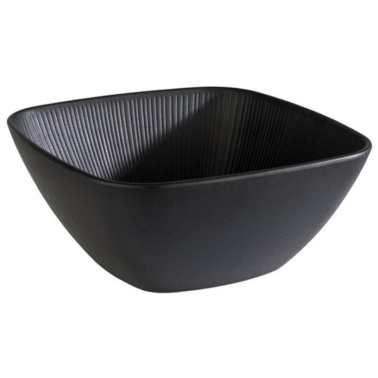 Schale NERO eckig 3,5 l Schwarz